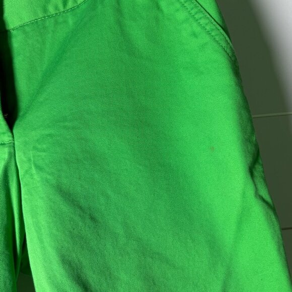 J. Crew Chino Shorts "Broken-In" Size 6 100% Cotton Inseam 6 1/2" Green - Picture 4 of 7